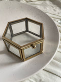 Luxe Glass Box -Hexagon