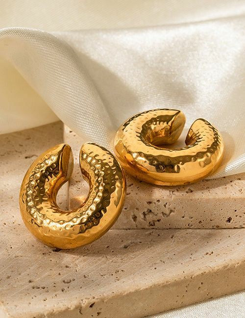 Textured Duo Chunky Earcuff Combo