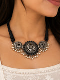 Noor Choker Oxidised Necklace Set