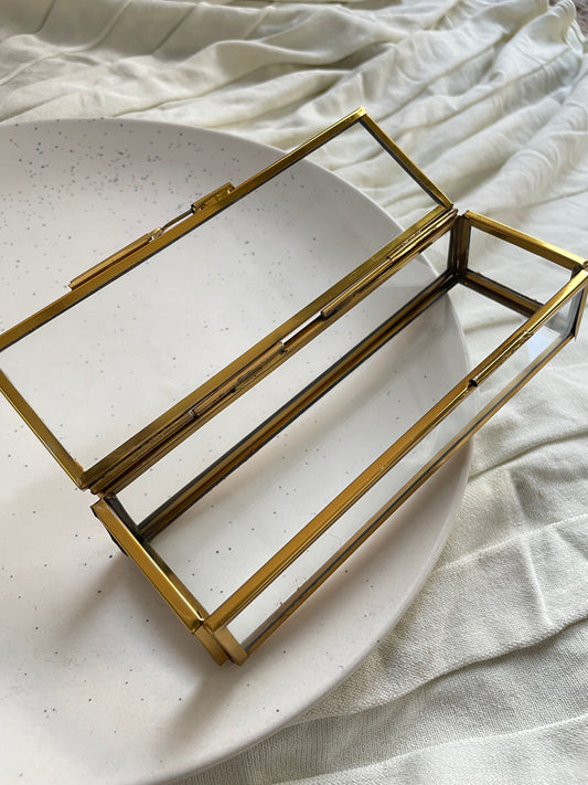 Luxe Glass Box -Rectangle
