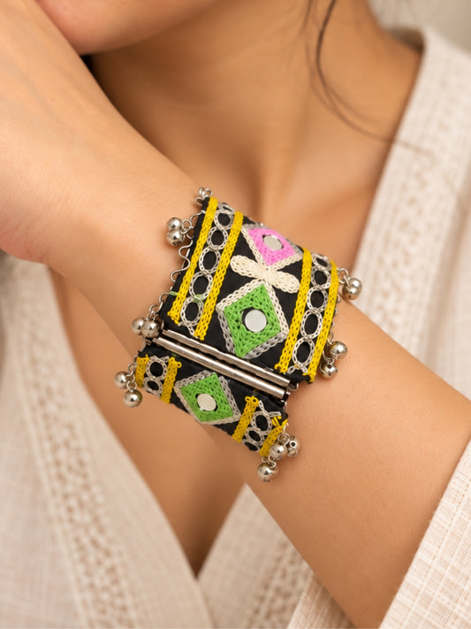 Rangrez Mirror Cuff Bracelet