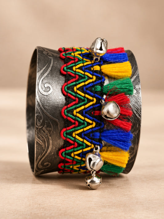 Rangrez Ghungroo Cuff Bracelet