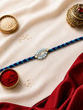 Crystal Charm Mirror Rakhi
