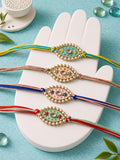 Set Of 4 Star & Evil Eye Rakhi Combo