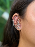Noor Arc Oxidised Earcuff