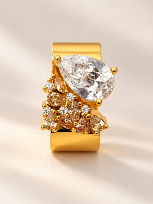 Royal Teardrop Ring