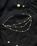 Delicate Pearl Heel Chain