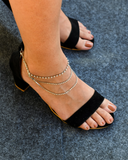 Dazzle Drop Heel Chain