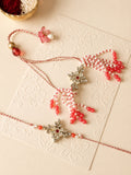 Rosy Bloom Bhaiya Bhabhi Rakhi Combo