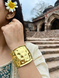 Brass Beauty Cuff Bracelet