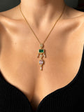 Regal Gemstone Necklace