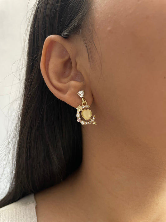 Chic Arrow Heart Earrings