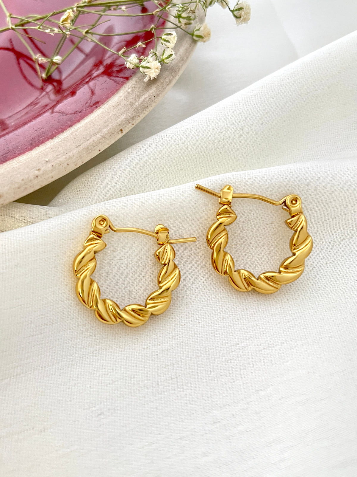 Regal Elegance Hoops