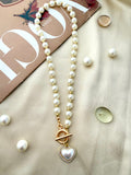 Pearl Heart Drop Chain