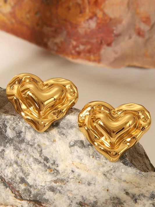 Golden Sweetheart Earrings