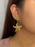 Dangling Starfish Earrings