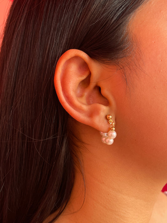 Pearl Chain Earrings