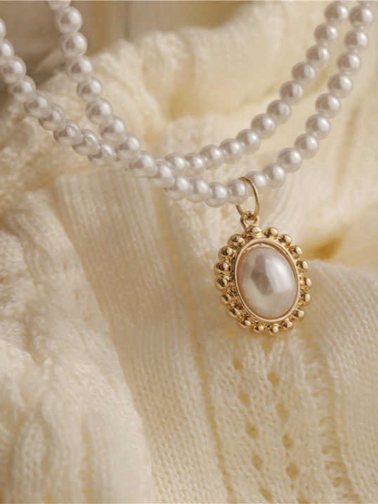 Pearl Double Layered Chain
