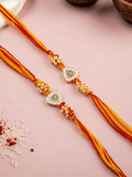Set of 2 Trikona Nazar Rakhi Combo