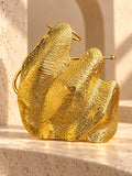 Molten Gold Palm Ring
