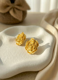 Golden Rose Earrings