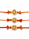 Tridev Blessing Rakhi Combo