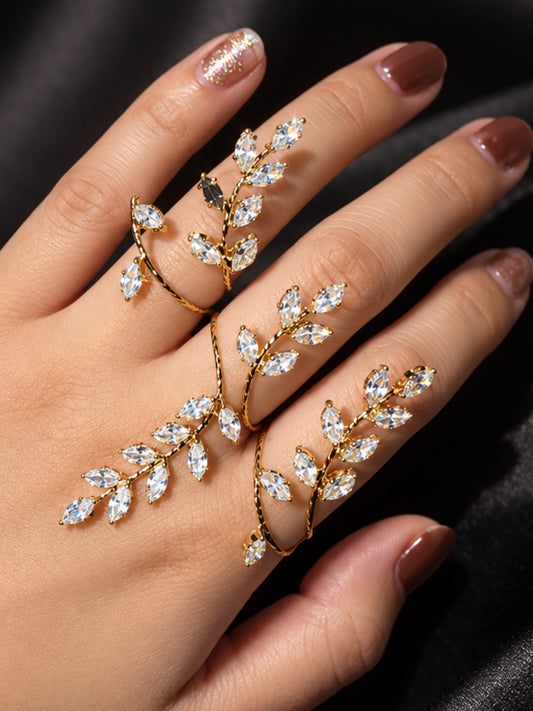 Aura Bloom Finger Ring