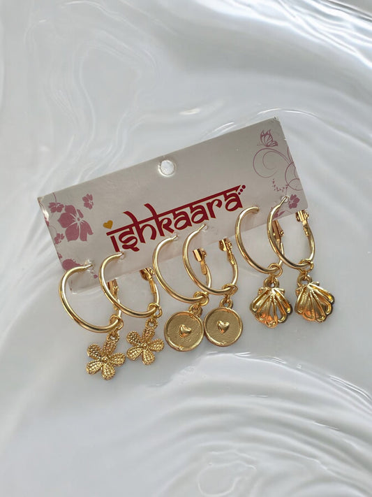 Coastal Charm Hoops Combo