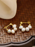 Pearl Chain Earrings