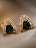 Mystic Emerald Earrings