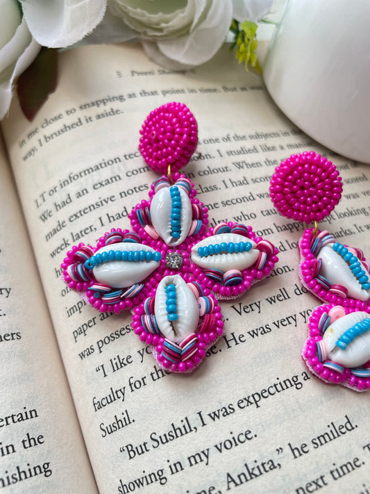 Geetika Shell Beaded Earrings