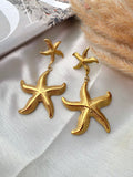 Dangling Starfish Earrings
