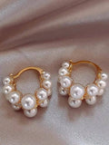 Pearl Aura Hoops