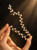 Crystal Vine Palm Cuff