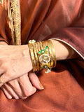 Mayur Kundan Cuff Bracelet