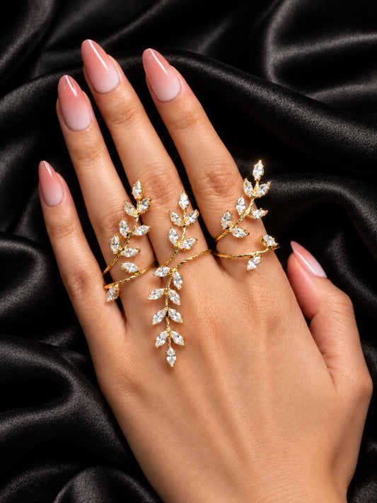 Aura Bloom Finger Ring
