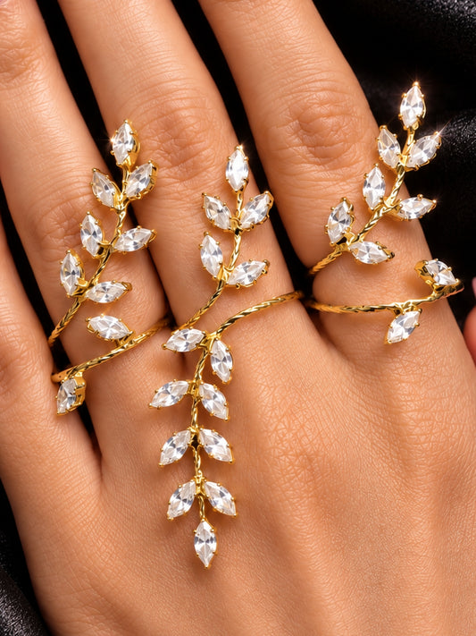 Aura Bloom Finger Ring