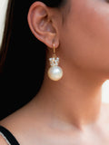 Glowing Globe Pearl Earrings