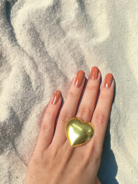 Chunky Heart Ring