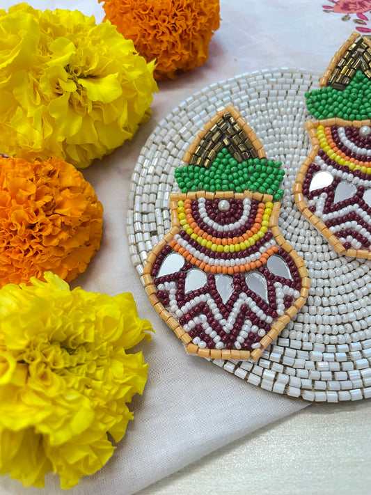 Kalash Beaded Earrings