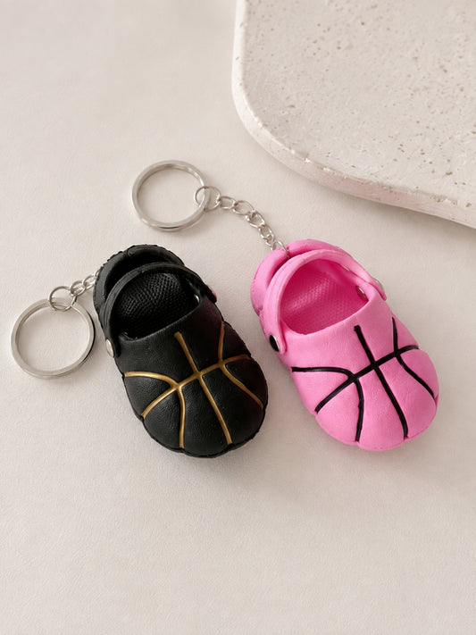 Basketball Crocs Keychain
