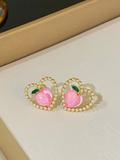 Peachy Love Studs