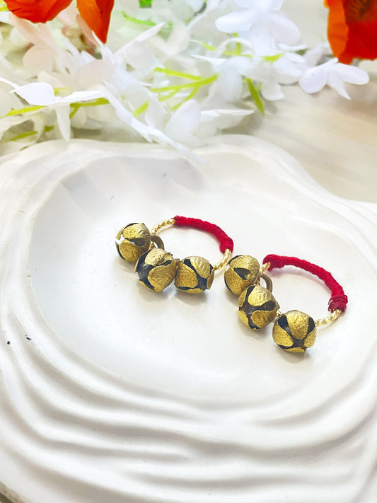 Ghungroo Aarti Ring Pair