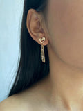 Love Lock Minimal Earrings