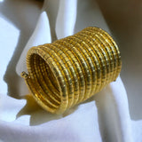 Spiral Antique Layered Bracelet