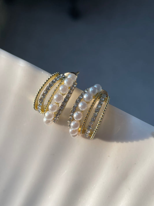 पर्ल मूनराइज़ हूप्स