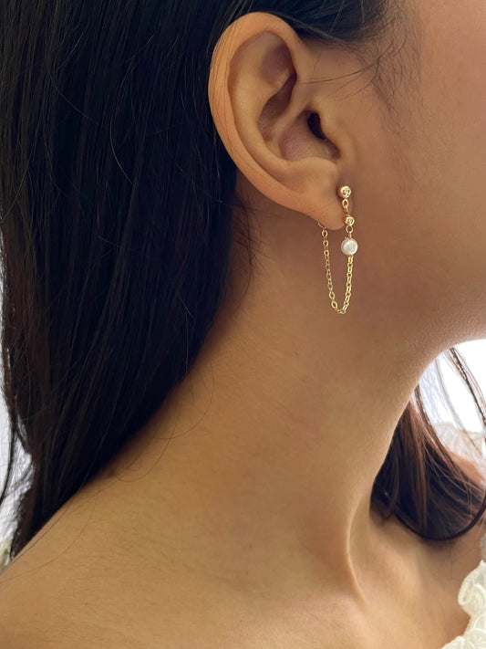 Pearl Dream Minimal Earrings