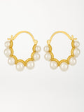 Pearl Aura Hoops