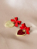 Romantic Bow Drop Earrings