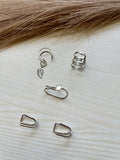 Silver Stunners Earcuff Combo